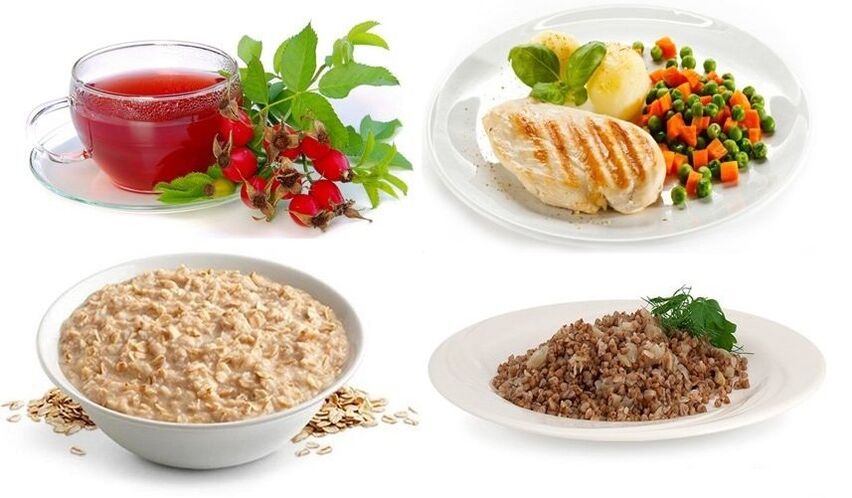 Los platos nutricionales para la gastritis están incluidos en la dieta terapéutica. 