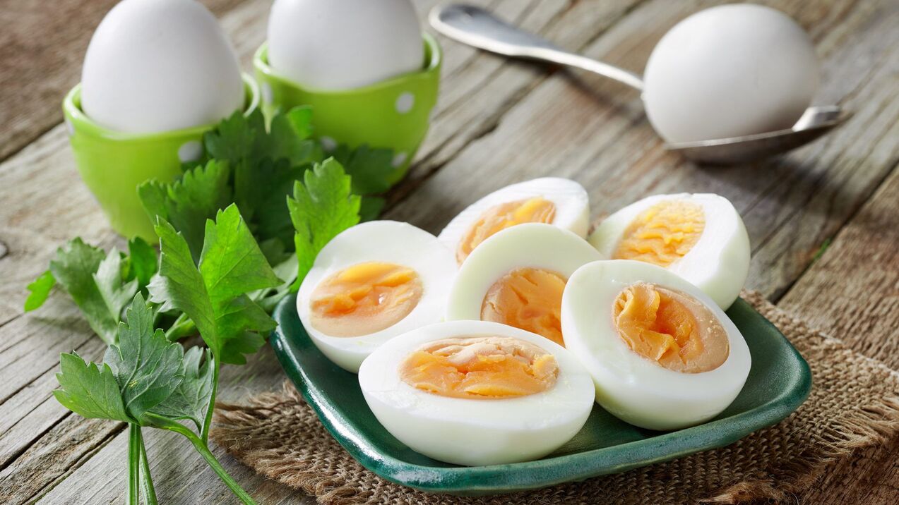 huevos duros en la dieta